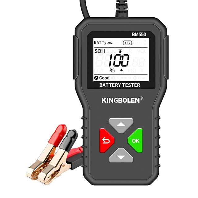 Testeur de batterie automobile KINGBOLEN BM550 avec écran