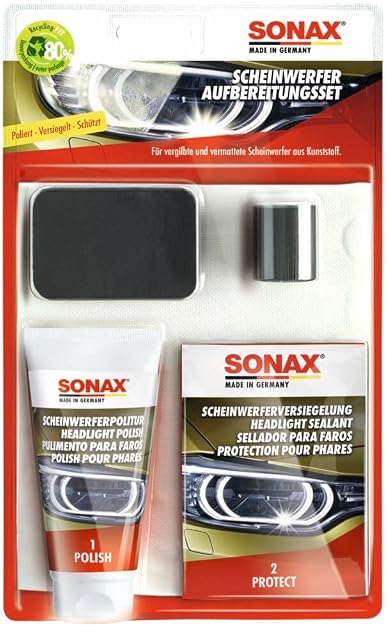 Coffret de rénovation d'optiques SONAX