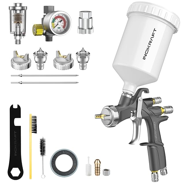 Coffret pistolet à peinture LVLP InoKraft Premium D1
