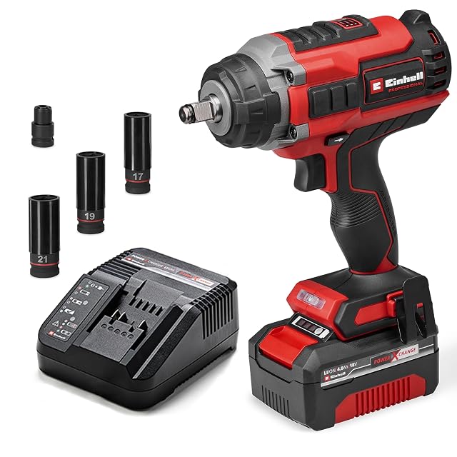 Clé à chocs sans fil Einhell Professional IMPAXXO 18/450