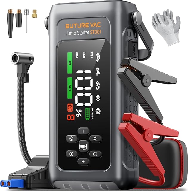 Booster de démarrage BuTure ST001 avec gonfleur intégré