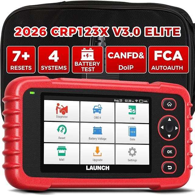 Valise de diagnostic LAUNCH CRP123X Elite V3.0 à écran tactile