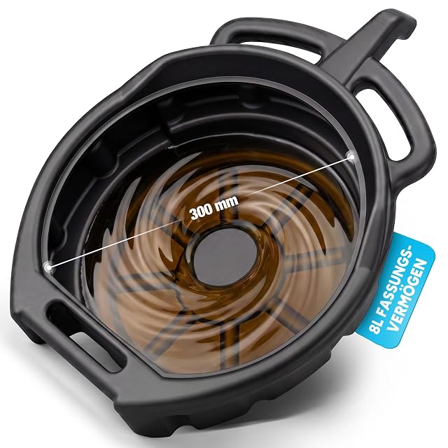 Bac de vidange NTG de 8 litres avec bec verseur