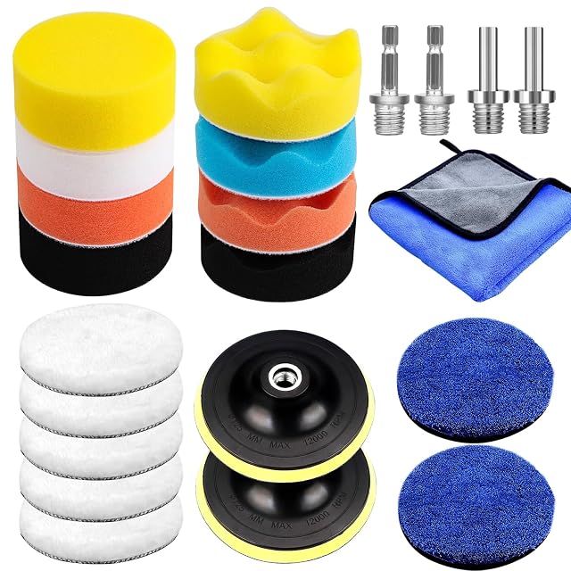 Coffret de polissage Meet You 22 pièces 125 mm