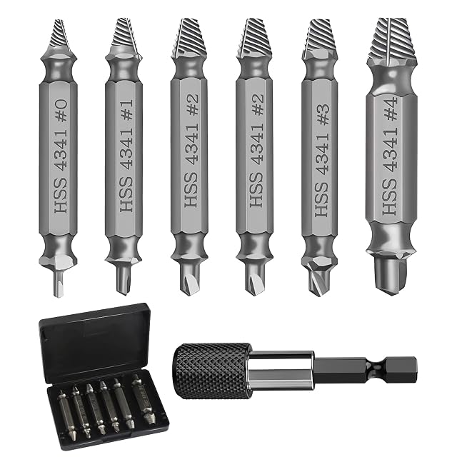 Coffret d'extracteurs de vis CAINCAY avec porte-embout magnétique