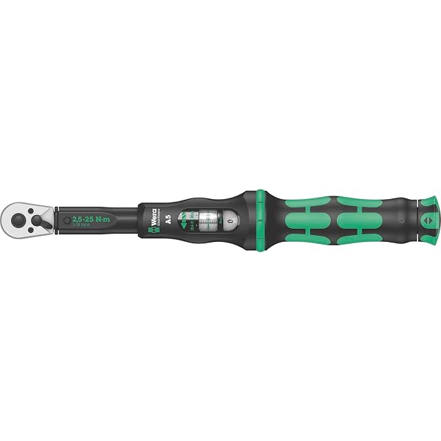Clé dynamométrique Wera Click-Torque A 5 en 1/4 de pouce