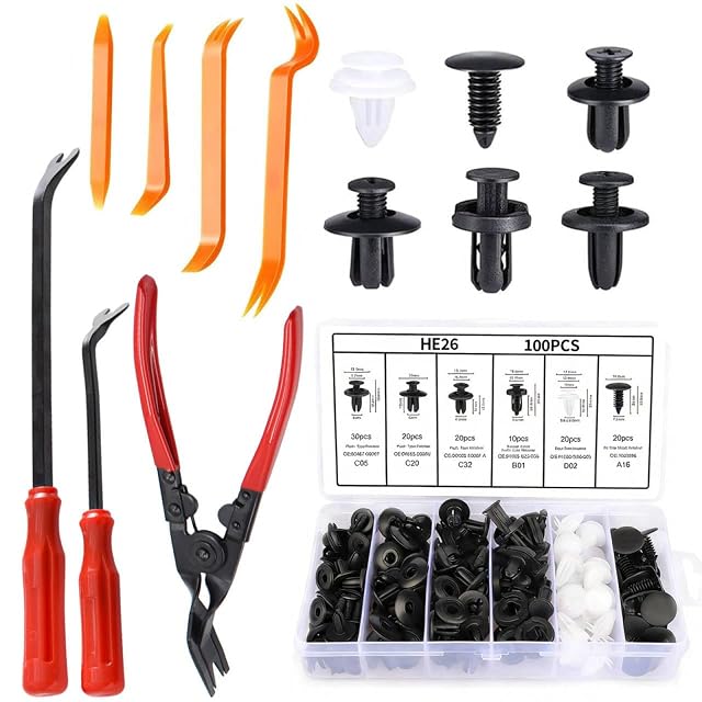 Jeu d'outils de démontage de garnitures SXTDKMJ avec agrafes