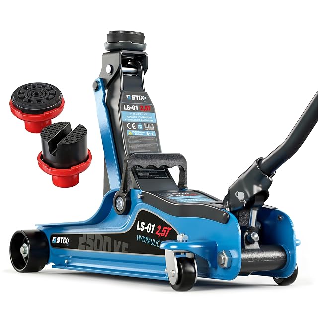 Cric rouleur hydraulique extra-plat STIX LS-01