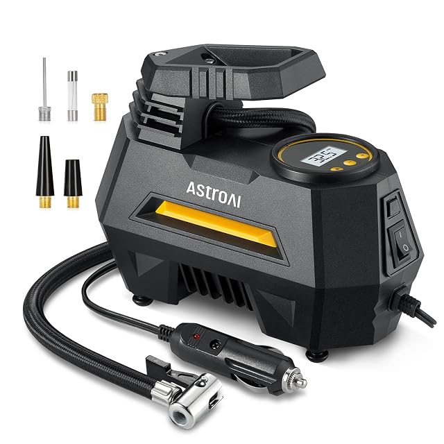 Gonfleur de pneus portatif 12 V AstroAI A220B