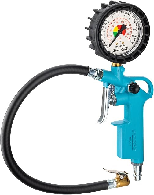 Poignée de gonflage HAZET 9041-1 avec flexible