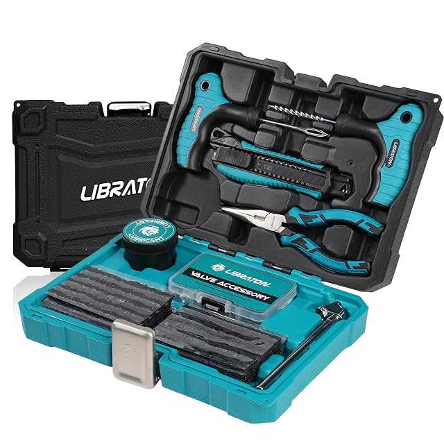 Kit de réparation de pneus renforcé LIBRATON 78 pièces